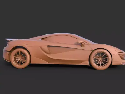 Mclaren 600LT 3D print model