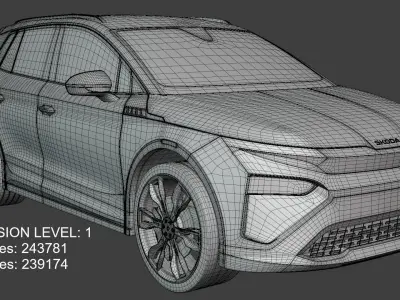 Skoda Elroq exterior 3D model