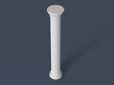 Roman Column 009 3D model