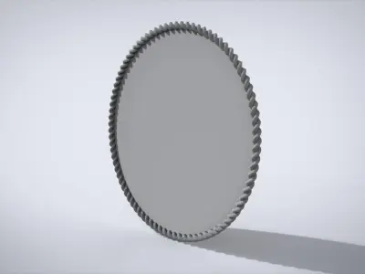 Rope mirror frame 3D print model