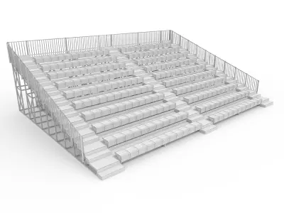 Bleachers 55 3D model