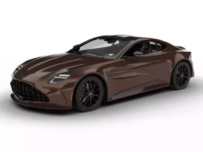 Aston Martin Vantage S 2026 3d model 3D model