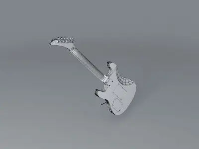 Kramer frankenstein's monster guitar Free 3D model
