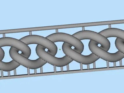 3d chain cuban model  3D print model