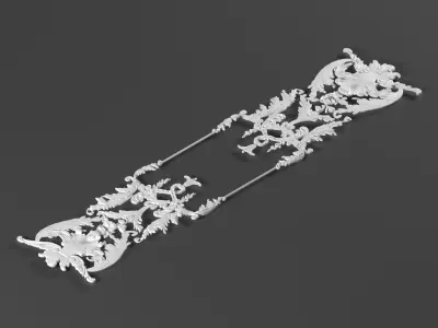4 ornamental classic decoration 3d model kitbash vol 38 3D model