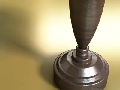 Victorian Table Lamp 10 3D model
