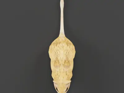 Mongolian Gerbil Rat Rodent Low-poly 3D model