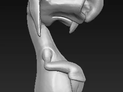 Character Creature rabbit 3D Print 3D print model