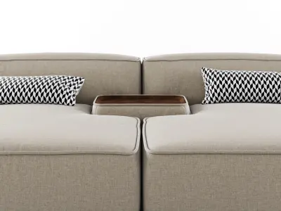 Lema CLOUD Sectional sofa 02 3D model