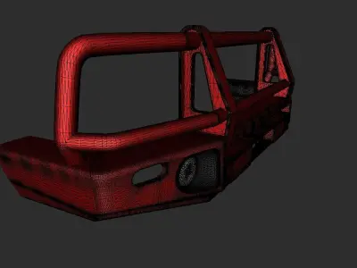 Bumper Front ARB for Toyota Land Cruiser S79 3D model