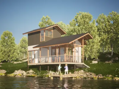 028Smallhouse2f53m2 3D model