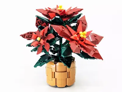 TwindBricks3D - 10370 Poinsettia 3D print model