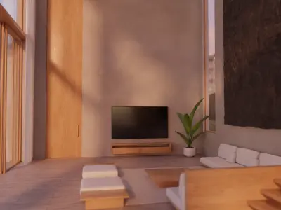 Meta Homes - 01 - Baked Low-poly 3D model