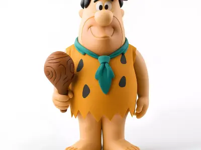 Fred Flintstone toy 3D print model