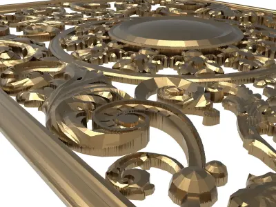 decorative pattern ready for 3D printing 3D model 12