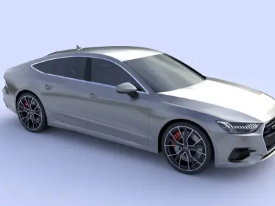 Audi A7 2019 3D model
