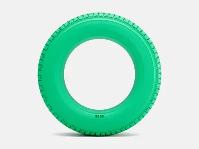 15x7 BFGoodrich Radial TA Tire 215-60-15 3D print model