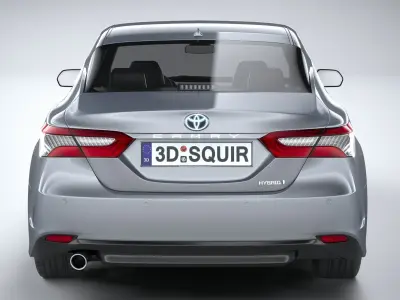 Toyota Camry Hybrid SE 2021 3D model