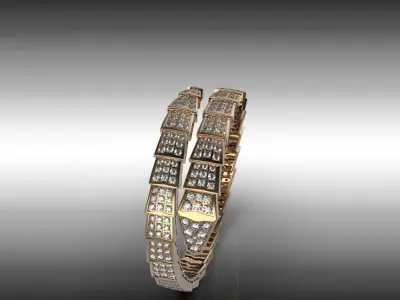 Bracelet Snake  3D print model