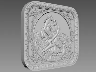 Hera Bas-Relief 3D model