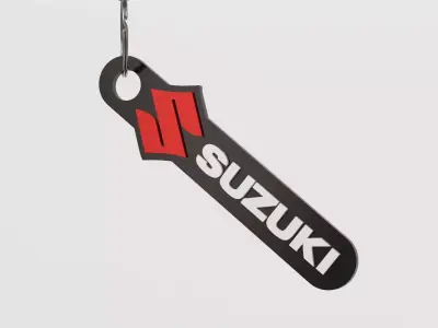 Suzuki keychain 01 3D print model