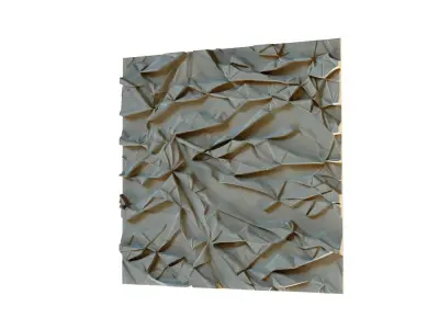mural decor set wall panel 28 3D model