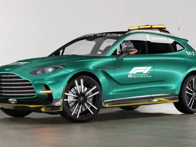 Aston Martin DBX707 Medical Car formula 1 3D model