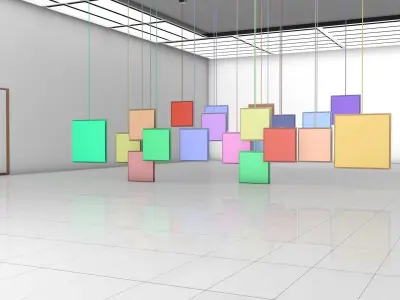 Modern Virtual Set 3D model