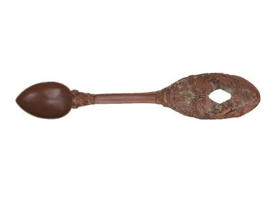 Decorative hay-day Honormen Class 1936 Carved spoon 3D model