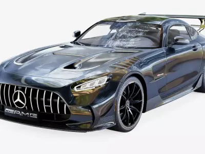 Mercedes Benz AMG GT Black Series 2021 3D model