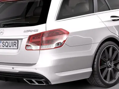 Mercedes-Benz E63 AMG Estate 2014 3D model