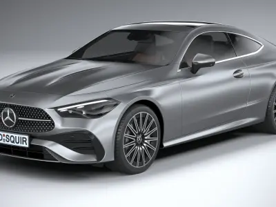 Mercedes-Benz CLE Coupe 2024 3D model