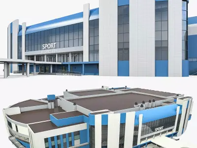 Sports Complex 03 Low-poly 3D model