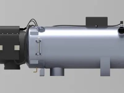 Webasto DBW 300 heater 3D model