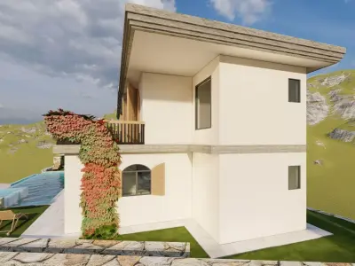 luxury villa design 3D model