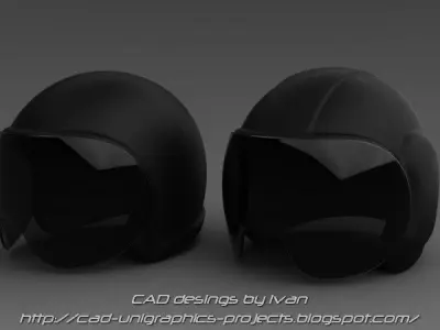 motor helmet v2 Free 3D model