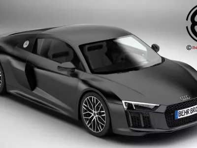 Audi R8 V10 2016 3D model