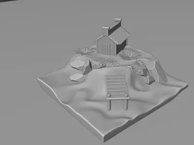 Isometric design 3D model