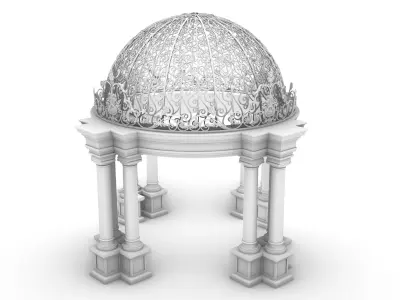 gazebo 3D print model