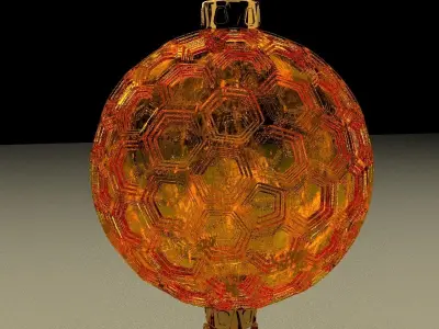 Chinese Red Lantern 3D model