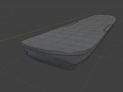 Lexus Hoverboard detailed 3d model Low-poly 3D model