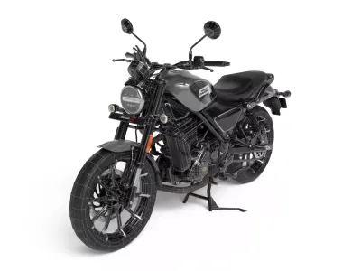 Harley Davidson X440 - Vivid Metallic Dark Silver - Game Ready Low-poly 3D model