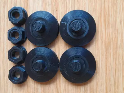 Center Caps Racing Sparco NS2 Wheels 3D print model