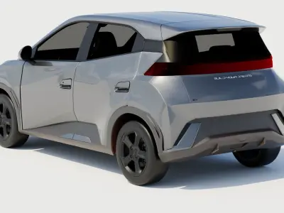 byd seagull Low-poly 3D model