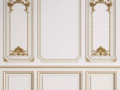 Classic Interior Decor 3 3D model