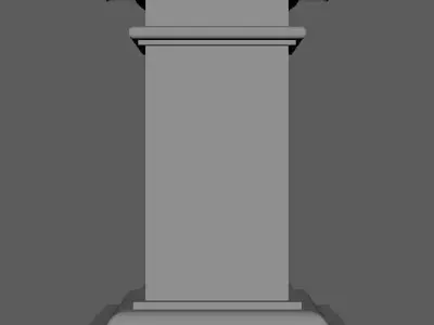 Statue Base Free 3D model