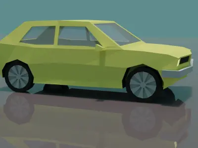 Car model Free low-poly 3D model