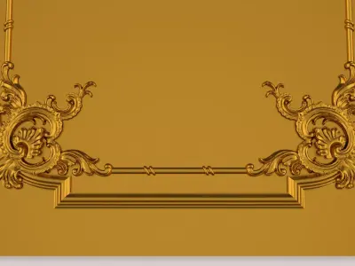 CNC model Modern Wall Panel 3D model