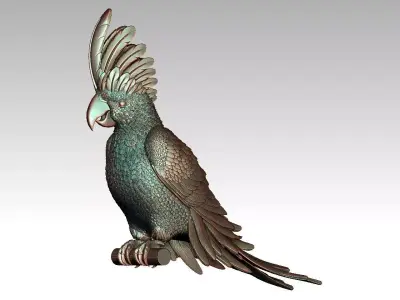 parrot cacadu 3D print model