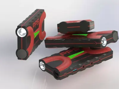Portable Jump Starter 3D model